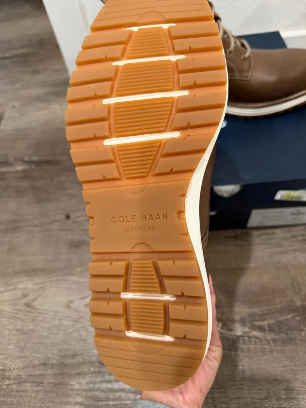 NIB Cole Haan Leather Waterproof Boots in Mens Size 8.5